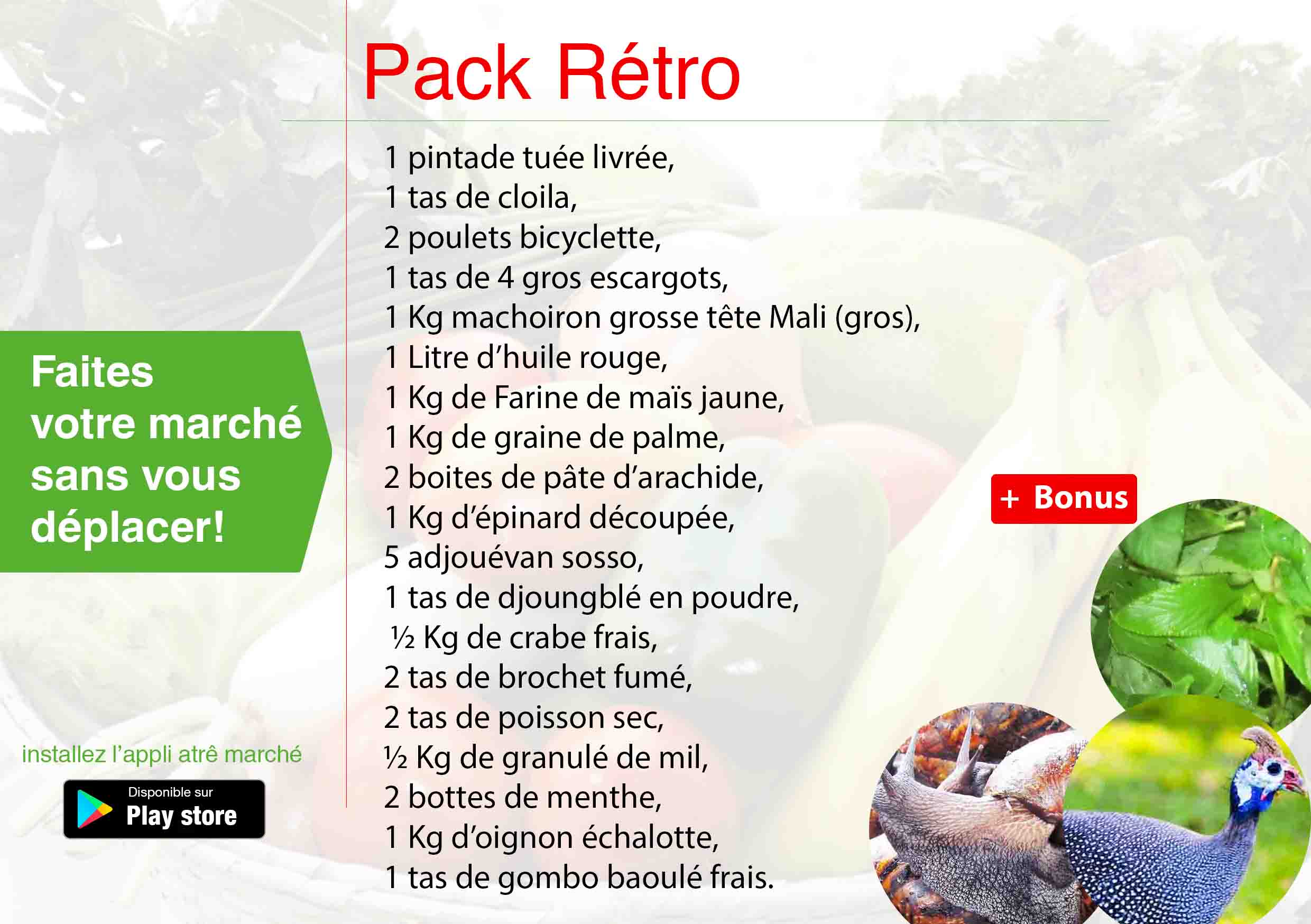 Pack rétro